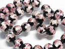 TOKO-BEADS AG996N-13 Luminous Firefly bead (strand) 12mm AG996N-13 蓄光ホタルガラスビーズ（連） 12mm Asian bead & African bead  Handmade,Lampeork,bead,asia,india,ethnic,parts,accessory,beads とんぼ玉,ビーズ,トンボ玉,アジア,インド,エスニック,手作り,パーツ,アクセサリー