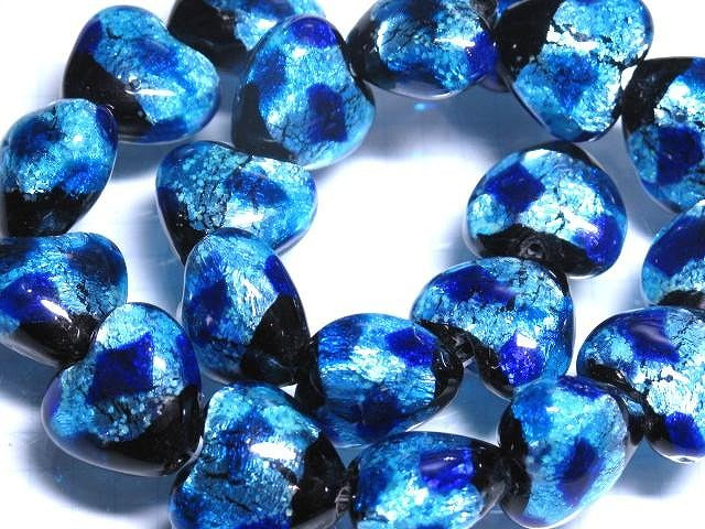 TOKO-BEADS AG996N-29 Luminous Firefly bead (strand) 20mm AG996N-29 蓄光ホタルガラスビーズ（連） 20mm Asian bead & African bead  Handmade,Lampeork,bead,asia,india,ethnic,parts,accessory,beads とんぼ玉,ビーズ,トンボ玉,アジア,インド,エスニック,手作り,パーツ,アクセサリー