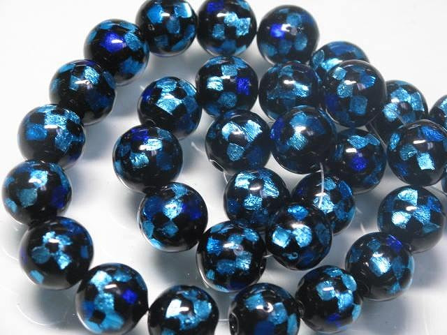TOKO-BEADS AG997N-04 Firefly glass bead (strand) 12mm AG997N-04 ホタルガラスビーズ（連） 12mm Asian bead & African bead  Handmade,Lampeork,bead,asia,india,ethnic,parts,accessory,beads とんぼ玉,ビーズ,トンボ玉,アジア,インド,エスニック,手作り,パーツ,アクセサリー
