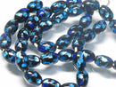 TOKO-BEADS AG997N-09 Firefly glass bead (strand) 7.5~8mm AG997N-09 ホタルガラスビーズ（連） 7.5~8mm Asian bead & African bead  Handmade,Lampeork,bead,asia,india,ethnic,parts,accessory,beads とんぼ玉,ビーズ,トンボ玉,アジア,インド,エスニック,手作り,パーツ,アクセサリー
