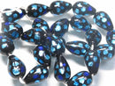 TOKO-BEADS AG997N-11 Firefly glass bead (strand) 12mm AG997N-11 ホタルガラスビーズ（連） 12mm Asian bead & African bead  Handmade,Lampeork,bead,asia,india,ethnic,parts,accessory,beads とんぼ玉,ビーズ,トンボ玉,アジア,インド,エスニック,手作り,パーツ,アクセサリー