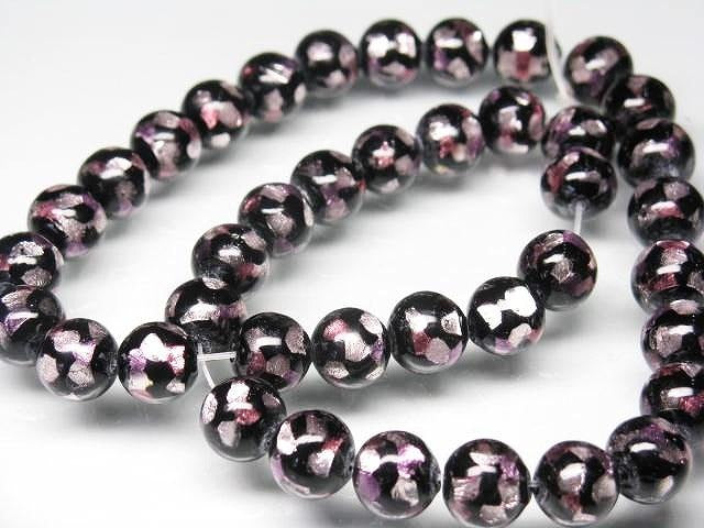 TOKO-BEADS AG997N-73 Firefly glass bead (strand) 10mm AG997N-73 ホタルガラスビーズ（連） 10mm Asian bead & African bead  Handmade,Lampeork,bead,asia,india,ethnic,parts,accessory,beads とんぼ玉,ビーズ,トンボ玉,アジア,インド,エスニック,手作り,パーツ,アクセサリー