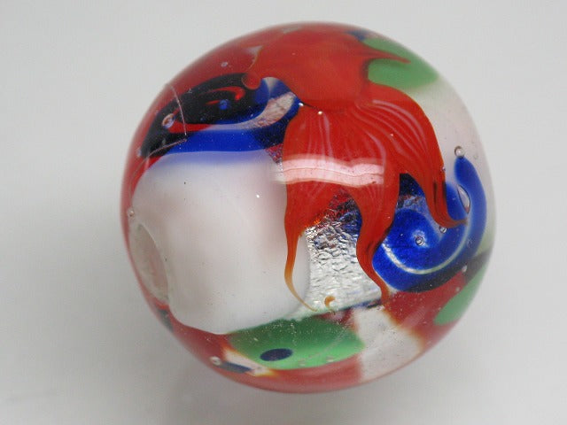 TOKO-BEADS AG998-33 Glass bead 20mm AG998-33 花柄とんぼ玉 20mm Asian bead & African bead  Handmade,Lampeork,bead,asia,india,ethnic,parts,accessory,beads とんぼ玉,ビーズ,トンボ玉,アジア,インド,エスニック,手作り,パーツ,アクセサリー