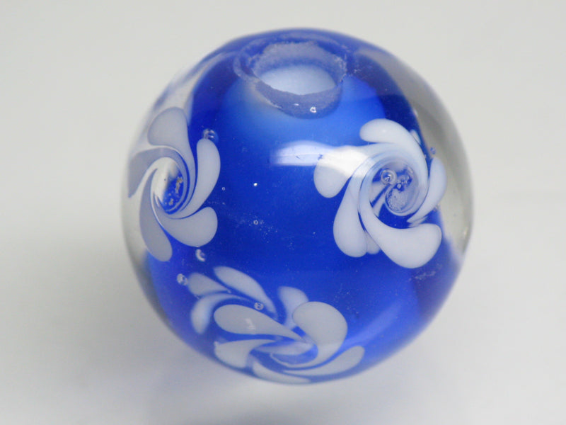 TOKO-BEADS AG998-35 Glass bead 20mm AG998-35 花柄とんぼ玉 20mm Asian bead & African bead  Handmade,Lampeork,bead,asia,india,ethnic,parts,accessory,beads とんぼ玉,ビーズ,トンボ玉,アジア,インド,エスニック,手作り,パーツ,アクセサリー