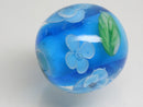 TOKO-BEADS AG998-37 Glass bead 20mm AG998-37 花柄とんぼ玉 20mm Asian bead & African bead  Handmade,Lampeork,bead,asia,india,ethnic,parts,accessory,beads とんぼ玉,ビーズ,トンボ玉,アジア,インド,エスニック,手作り,パーツ,アクセサリー