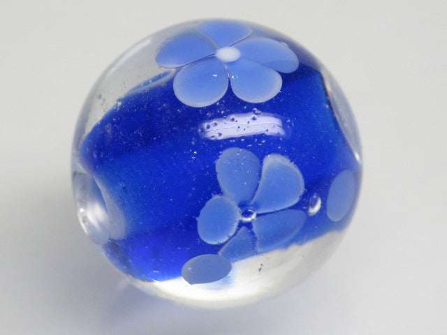 TOKO-BEADS AG998-41 Glass bead 20mm AG998-41 花柄とんぼ玉 20mm Asian bead & African bead  Handmade,Lampeork,bead,asia,india,ethnic,parts,accessory,beads とんぼ玉,ビーズ,トンボ玉,アジア,インド,エスニック,手作り,パーツ,アクセサリー