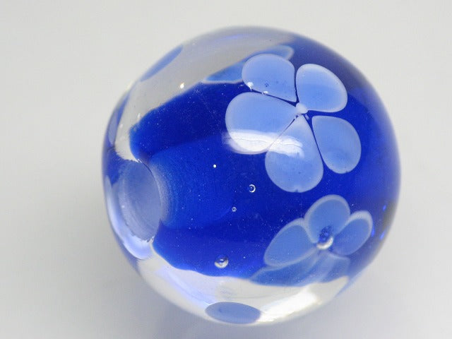 TOKO-BEADS AG998-42 Glass bead 20mm AG998-42 花柄とんぼ玉 20mm Asian bead & African bead  Handmade,Lampeork,bead,asia,india,ethnic,parts,accessory,beads とんぼ玉,ビーズ,トンボ玉,アジア,インド,エスニック,手作り,パーツ,アクセサリー