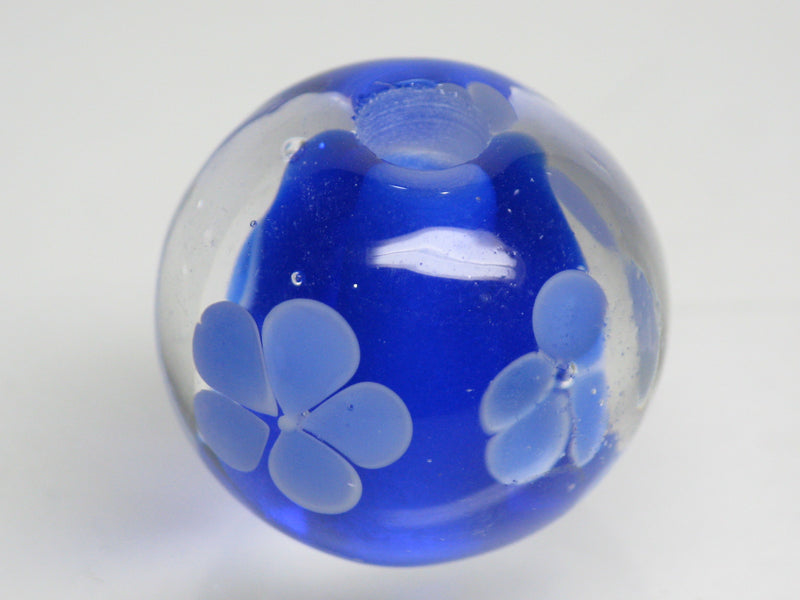 TOKO-BEADS AG998-42 Glass bead 20mm AG998-42 花柄とんぼ玉 20mm Asian bead & African bead  Handmade,Lampeork,bead,asia,india,ethnic,parts,accessory,beads とんぼ玉,ビーズ,トンボ玉,アジア,インド,エスニック,手作り,パーツ,アクセサリー