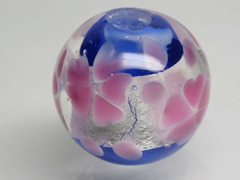 TOKO-BEADS AG998-44 Glass bead 19～20mm AG998-44 花柄とんぼ玉 19～20mm Asian bead & African bead  Handmade,Lampeork,bead,asia,india,ethnic,parts,accessory,beads とんぼ玉,ビーズ,トンボ玉,アジア,インド,エスニック,手作り,パーツ,アクセサリー