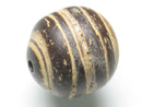 TOKO-BEADS AW176-25 Palm wood bead 18.5~21.5mm AW176-25 ココナッツビーズ 18.5~21.5mm Asian bead & African bead  Handmade,Lampeork,bead,asia,india,ethnic,parts,accessory,beads とんぼ玉,ビーズ,トンボ玉,アジア,インド,エスニック,手作り,パーツ,アクセサリー