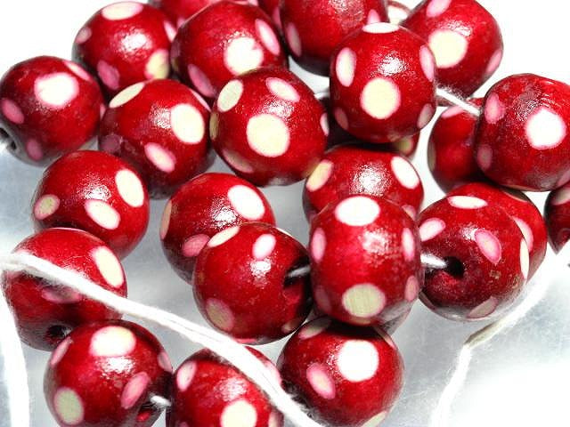 TOKO-BEADS AW177-06N Wooden bead (strand) 16mm AW177-06N ウッドビーズ（連） 16mm Asian bead & African bead  Handmade,Lampeork,bead,asia,india,ethnic,parts,accessory,beads とんぼ玉,ビーズ,トンボ玉,アジア,インド,エスニック,手作り,パーツ,アクセサリー