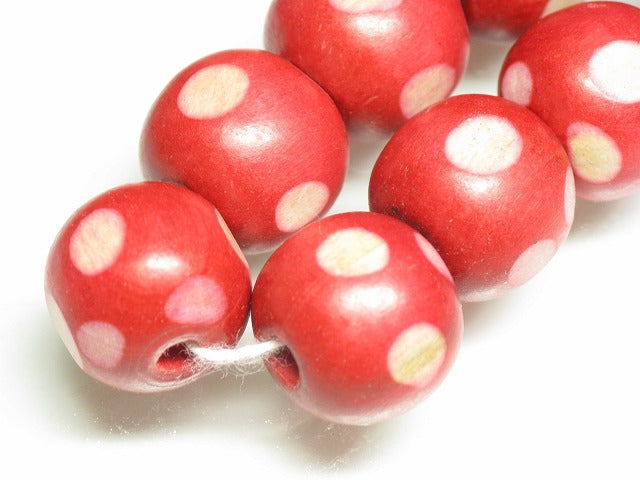TOKO-BEADS AW177-09N Wooden bead (strand) 15~16mm AW177-09N ウッドビーズ（連） 15~16mm Asian bead & African bead  Handmade,Lampeork,bead,asia,india,ethnic,parts,accessory,beads とんぼ玉,ビーズ,トンボ玉,アジア,インド,エスニック,手作り,パーツ,アクセサリー
