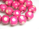 TOKO-BEADS AW177-10N Wooden bead (strand) 15~16mm AW177-10N ウッドビーズ（連） 15~16mm Asian bead & African bead  Handmade,Lampeork,bead,asia,india,ethnic,parts,accessory,beads とんぼ玉,ビーズ,トンボ玉,アジア,インド,エスニック,手作り,パーツ,アクセサリー
