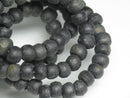 TOKO-BEADS AW182-16N Wooden bead (strand) 5mm AW182-16N ウッドビーズ（連） 5mm Asian bead & African bead  Handmade,Lampeork,bead,asia,india,ethnic,parts,accessory,beads とんぼ玉,ビーズ,トンボ玉,アジア,インド,エスニック,手作り,パーツ,アクセサリー
