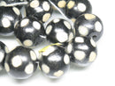 TOKO-BEADS AW187-02N Wooden bead (strand) 19~20mm AW187-02N ウッドビーズ（連） 19~20mm Asian bead & African bead  Handmade,Lampeork,bead,asia,india,ethnic,parts,accessory,beads とんぼ玉,ビーズ,トンボ玉,アジア,インド,エスニック,手作り,パーツ,アクセサリー