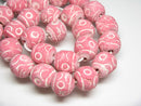 TOKO-BEADS AZ134-10N Clay bead (strand) 14.5~16.5mm AZ134-10N クレイビーズ（連） 14.5~16.5mm Asian bead & African bead  Handmade,Lampeork,bead,asia,india,ethnic,parts,accessory,beads とんぼ玉,ビーズ,トンボ玉,アジア,インド,エスニック,手作り,パーツ,アクセサリー