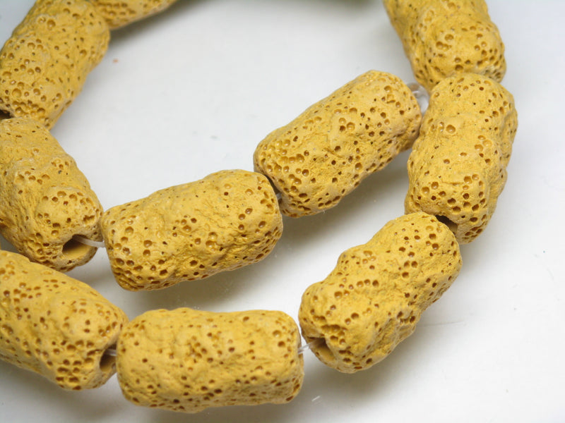 | TOKO-BEADS |AZ144N-11 火山岩ビーズ（連） 12mmとんぼ玉,ビーズ,トンボ玉,アジア,インド,エスニック,手作り,パーツ,アクセサリー