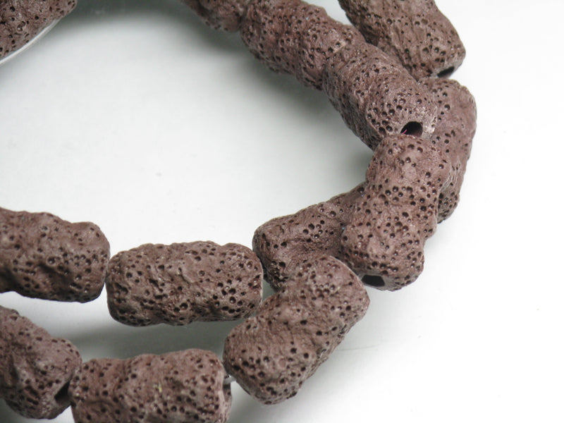 | TOKO-BEADS |AZ144N-12 火山岩ビーズ（連） 12mmとんぼ玉,ビーズ,トンボ玉,アジア,インド,エスニック,手作り,パーツ,アクセサリー