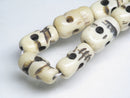 TOKO-BEADS BB110-23N Bone Seed bead (Strand) 6.5~8mm BB110-23N ボーンビーズ（連） 6.5~8mm Asian bead & African bead  Handmade,Lampeork,bead,asia,india,ethnic,parts,accessory,beads とんぼ玉,ビーズ,トンボ玉,アジア,インド,エスニック,手作り,パーツ,アクセサリー