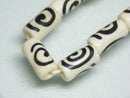 TOKO-BEADS | TOKO-BEADS |BB114-13N ボーンビーズ（連） 7mm | TOKO-BEADS |BB114-13N Bone bead (strand) 7mm Asian bead & African bead  Handmade,Lampeork,bead,asia,india,ethnic,parts,accessory,beads とんぼ玉,ビーズ,トンボ玉,アジア,インド,エスニック,手作り,パーツ,アクセサリー