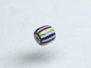 TOKO-BEADS BG016 Glass bead 4mm BG016 ストライプ柄とんぼ玉 4mm Asian bead & African bead  Handmade,Lampeork,bead,asia,india,ethnic,parts,accessory,beads とんぼ玉,ビーズ,トンボ玉,アジア,インド,エスニック,手作り,パーツ,アクセサリー