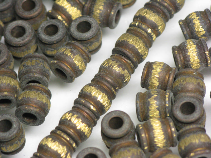 TOKO-BEADS BM001-23P Metal bead (50pcs) 7mm BM001-23P メタルビーズ（50個パック） 7mm Asian bead & African bead  Handmade,Lampeork,bead,asia,india,ethnic,parts,accessory,beads とんぼ玉,ビーズ,トンボ玉,アジア,インド,エスニック,手作り,パーツ,アクセサリー