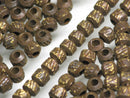 TOKO-BEADS BM003-11P Metal bead 3.8mm BM003-11P メタルビーズ 3.8mm Asian bead & African bead  Handmade,Lampeork,bead,asia,india,ethnic,parts,accessory,beads とんぼ玉,ビーズ,トンボ玉,アジア,インド,エスニック,手作り,パーツ,アクセサリー