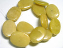 TOKO-BEADS | TOKO-BEADS |BZ101-03N レモンストーン（連） 25mm | TOKO-BEADS |BZ101-03N Lemon Stone bead (strand) 25mm Asian bead & African bead  Handmade,Lampeork,bead,asia,india,ethnic,parts,accessory,beads とんぼ玉,ビーズ,トンボ玉,アジア,インド,エスニック,手作り,パーツ,アクセサリー