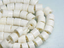 TOKO-BEADS CB002P Bone bead 7.5mm CB002P ボーンビーズ（36g 約80個） 7.5mm Asian bead & African bead  Handmade,Lampeork,bead,asia,india,ethnic,parts,accessory,beads とんぼ玉,ビーズ,トンボ玉,アジア,インド,エスニック,手作り,パーツ,アクセサリー
