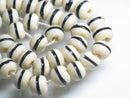 TOKO-BEADS CB151-05N Bone Seed bead (Strand) 10mm CB151-05N ボーンビーズ（連） 10mm Asian bead & African bead  Handmade,Lampeork,bead,asia,india,ethnic,parts,accessory,beads とんぼ玉,ビーズ,トンボ玉,アジア,インド,エスニック,手作り,パーツ,アクセサリー