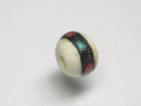 TOKO-BEADS CB201-01S Tibetan bone bead type A 10mm CB201-01S チベットボーンビーズA 10mm Asian bead & African bead  Handmade,Lampeork,bead,asia,india,ethnic,parts,accessory,beads とんぼ玉,ビーズ,トンボ玉,アジア,インド,エスニック,手作り,パーツ,アクセサリー
