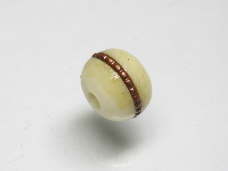 TOKO-BEADS CB201-02S Tibetan bone bead type B 10mm CB201-02S チベットボーンビーズB 10mm Asian bead & African bead  Handmade,Lampeork,bead,asia,india,ethnic,parts,accessory,beads とんぼ玉,ビーズ,トンボ玉,アジア,インド,エスニック,手作り,パーツ,アクセサリー