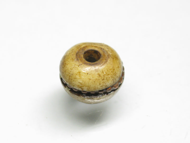 TOKO-BEADS CB203-02S Tibetan bone bead type B 10mm CB203-02S チベットボーンビーズB 10mm Asian bead & African bead  Handmade,Lampeork,bead,asia,india,ethnic,parts,accessory,beads とんぼ玉,ビーズ,トンボ玉,アジア,インド,エスニック,手作り,パーツ,アクセサリー