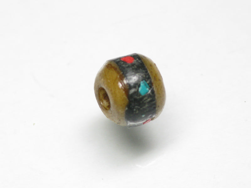 TOKO-BEADS CB204-01S Tibetan bone bead type A 9mm CB204-01S チベットボーンビーズA 9mm Asian bead & African bead  Handmade,Lampeork,bead,asia,india,ethnic,parts,accessory,beads とんぼ玉,ビーズ,トンボ玉,アジア,インド,エスニック,手作り,パーツ,アクセサリー