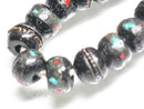 TOKO-BEADS | TOKO-BEADS |CB206N チベットボーンビーズ（連） 10mm | TOKO-BEADS |CB206N Tibetan bone bead (strand) 10mm Asian bead & African bead  Handmade,Lampeork,bead,asia,india,ethnic,parts,accessory,beads とんぼ玉,ビーズ,トンボ玉,アジア,インド,エスニック,手作り,パーツ,アクセサリー
