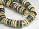 TOKO-BEADS CB207N Tibetan bone bead (strand) 11mm CB207N チベットボーンビーズ（連） 11mm Asian bead & African bead  Handmade,Lampeork,bead,asia,india,ethnic,parts,accessory,beads とんぼ玉,ビーズ,トンボ玉,アジア,インド,エスニック,手作り,パーツ,アクセサリー