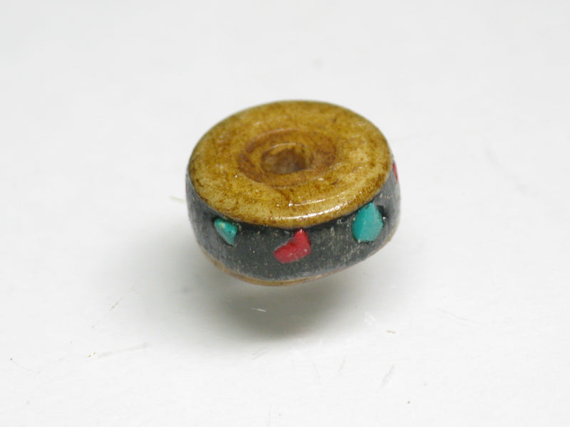 TOKO-BEADS CB208-01S Tibetan bone bead type A 11mm CB208-01S チベットボーンビーズA 11mm Asian bead & African bead  Handmade,Lampeork,bead,asia,india,ethnic,parts,accessory,beads とんぼ玉,ビーズ,トンボ玉,アジア,インド,エスニック,手作り,パーツ,アクセサリー