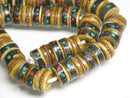 TOKO-BEADS CB208N Tibetan bone bead (strand) 11mm CB208N チベットボーンビーズ（連） 11mm Asian bead & African bead  Handmade,Lampeork,bead,asia,india,ethnic,parts,accessory,beads とんぼ玉,ビーズ,トンボ玉,アジア,インド,エスニック,手作り,パーツ,アクセサリー