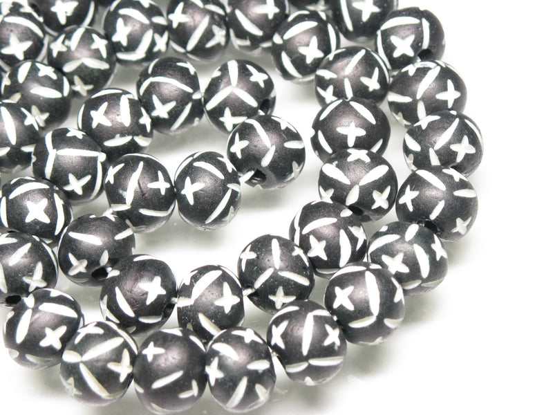 TOKO-BEADS CB210N-03 Bone bead (strand) 12mm CB210N-03 ボーンビーズ（連） 12mm Asian bead & African bead  Handmade,Lampeork,bead,asia,india,ethnic,parts,accessory,beads とんぼ玉,ビーズ,トンボ玉,アジア,インド,エスニック,手作り,パーツ,アクセサリー