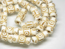 TOKO-BEADS CB210-09N Bone bead (strand) 8~9mm CB210-09N ボーンビーズ（連） 8~9mm Asian bead & African bead  Handmade,Lampeork,bead,asia,india,ethnic,parts,accessory,beads とんぼ玉,ビーズ,トンボ玉,アジア,インド,エスニック,手作り,パーツ,アクセサリー