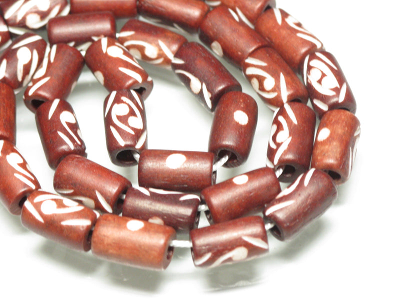 TOKO-BEADS CB210-14N Bone bead (strand) 7~8mm CB210-14N ボーンビーズ（連） 7~8mm Asian bead & African bead  Handmade,Lampeork,bead,asia,india,ethnic,parts,accessory,beads とんぼ玉,ビーズ,トンボ玉,アジア,インド,エスニック,手作り,パーツ,アクセサリー