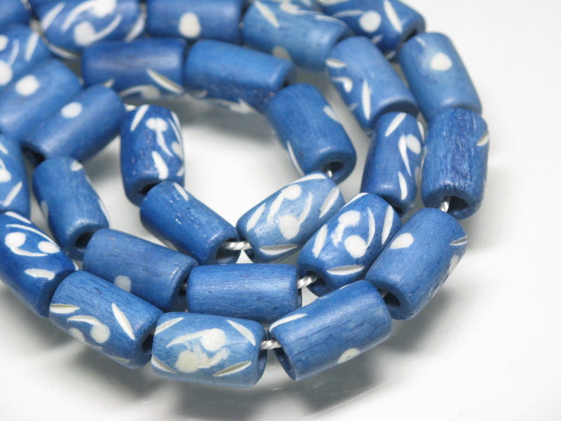 TOKO-BEADS CB210-17N Bone bead (strand) 7~8mm CB210-17N ボーンビーズ（連） 7~8mm Asian bead & African bead  Handmade,Lampeork,bead,asia,india,ethnic,parts,accessory,beads とんぼ玉,ビーズ,トンボ玉,アジア,インド,エスニック,手作り,パーツ,アクセサリー