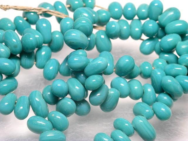 TOKO-BEADS CG915N-08 Glass bead (100pcs) 9~10mm CG915N-08 しずく型ビーズ（100個パック） 9~10mm Asian bead & African bead  Handmade,Lampeork,bead,asia,india,ethnic,parts,accessory,beads とんぼ玉,ビーズ,トンボ玉,アジア,インド,エスニック,手作り,パーツ,アクセサリー