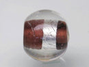 TOKO-BEADS | TOKO-BEADS |CG917-03S シルバーフォイルビーズ 11mm | TOKO-BEADS |CG917-03S Silver foil bead 11mm Asian bead & African bead  Handmade,Lampeork,bead,asia,india,ethnic,parts,accessory,beads とんぼ玉,ビーズ,トンボ玉,アジア,インド,エスニック,手作り,パーツ,アクセサリー