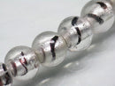 TOKO-BEADS | TOKO-BEADS |CG918-04P シルバーフォイルビーズ（40個パック） 11mm | TOKO-BEADS |CG918-04P Silver foil bead (40pcs) 11mm Asian bead & African bead  Handmade,Lampeork,bead,asia,india,ethnic,parts,accessory,beads とんぼ玉,ビーズ,トンボ玉,アジア,インド,エスニック,手作り,パーツ,アクセサリー