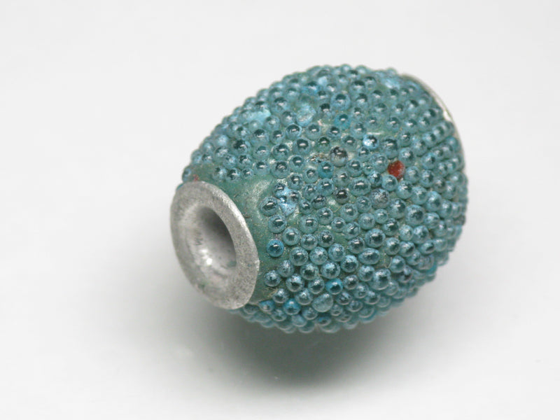 TOKO-BEADS CL303-05 Indian Ladakh bead 14.5mm CL303-05 ラダックビーズ 14.5mm Asian bead & African bead  Handmade,Lampeork,bead,asia,india,ethnic,parts,accessory,beads とんぼ玉,ビーズ,トンボ玉,アジア,インド,エスニック,手作り,パーツ,アクセサリー
