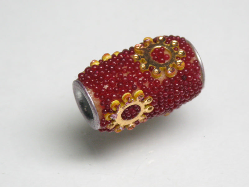 TOKO-BEADS CL305-18 Indian Ladakh bead 10mm CL305-18 ラダックビーズ 10mm Asian bead & African bead  Handmade,Lampeork,bead,asia,india,ethnic,parts,accessory,beads とんぼ玉,ビーズ,トンボ玉,アジア,インド,エスニック,手作り,パーツ,アクセサリー