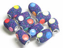 TOKO-BEADS CL305-23 Indian Ladakh bead 12mm CL305-23 ラダックビーズ 12mm Asian bead & African bead  Handmade,Lampeork,bead,asia,india,ethnic,parts,accessory,beads とんぼ玉,ビーズ,トンボ玉,アジア,インド,エスニック,手作り,パーツ,アクセサリー