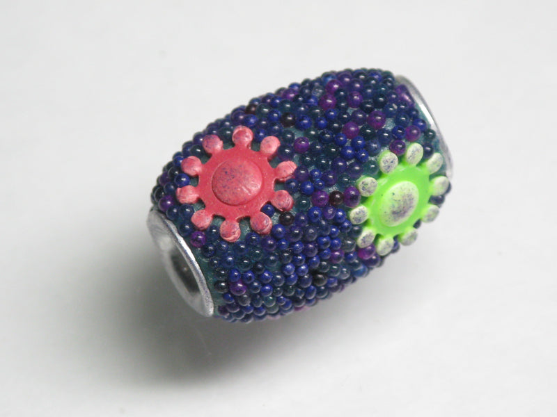 TOKO-BEADS CL305-24 Indian Ladakh bead 12mm CL305-24 ラダックビーズ 12mm Asian bead & African bead  Handmade,Lampeork,bead,asia,india,ethnic,parts,accessory,beads とんぼ玉,ビーズ,トンボ玉,アジア,インド,エスニック,手作り,パーツ,アクセサリー