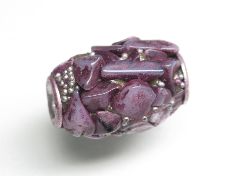 TOKO-BEADS CL305-28 Indian Ladakh bead 13mm CL305-28 ラダックビーズ 13mm Asian bead & African bead  Handmade,Lampeork,bead,asia,india,ethnic,parts,accessory,beads とんぼ玉,ビーズ,トンボ玉,アジア,インド,エスニック,手作り,パーツ,アクセサリー